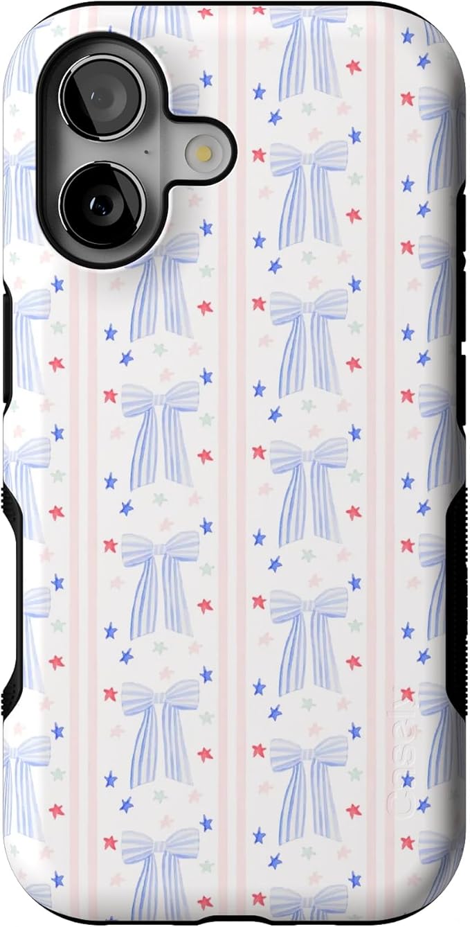 Casely iPhone 17 Case | Summer Bows | Coquette | Bold Protective Design | Compatible with MagSafe