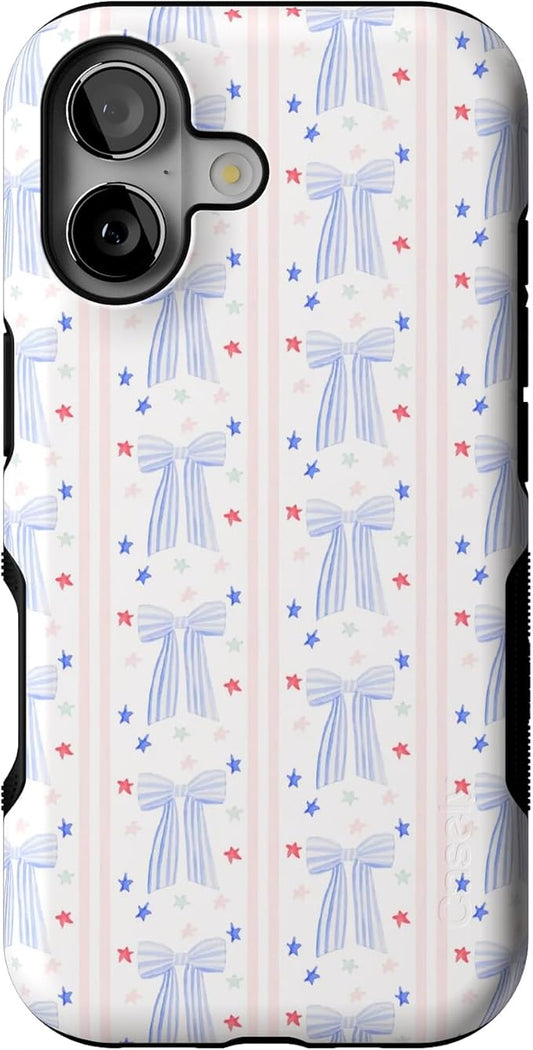 Casely iPhone 17 Case | Summer Bows | Coquette | Bold Protective Design | Compatible with MagSafe