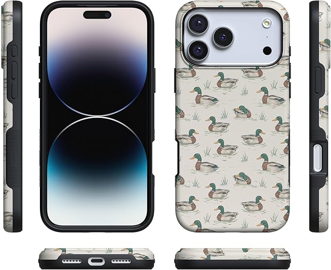 Casely iPhone 17 Pro Case | Mallard & Co. | The Boyfriend Collection | Compatible with MagSafe | Bold Protective Design