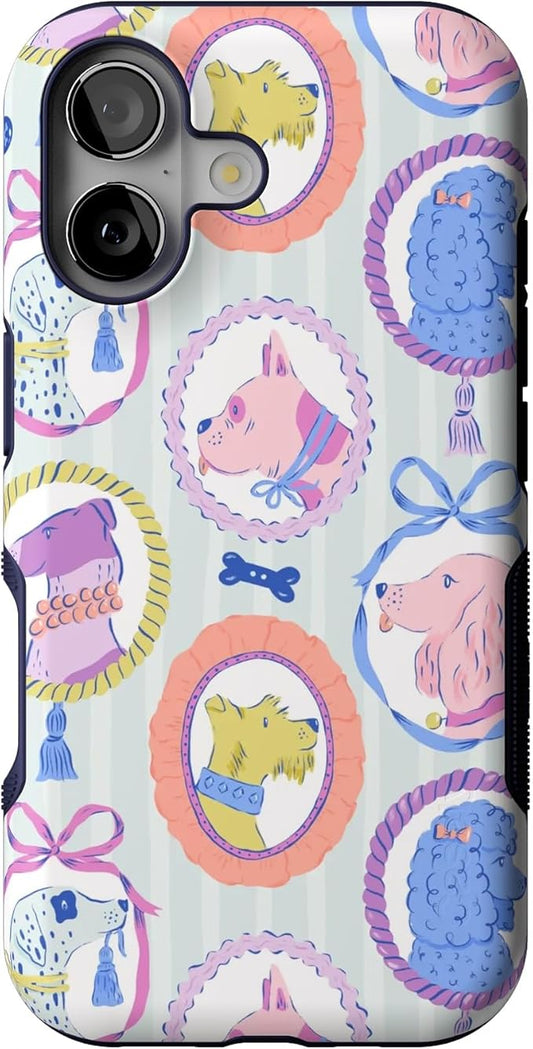 Casely iPhone 17 Case | Chateau Pups | French Dog | Bold Protective Design | Compatible with MagSafe