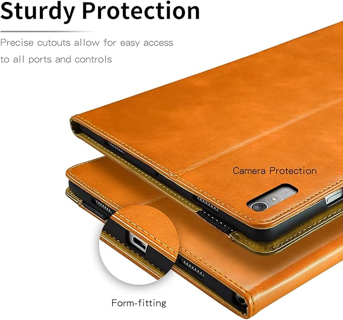 Case for Lenovo Tab P11 2nd Gen/Xiaoxin Pad Plus 2023 11.5" TB350FU/TB350XU case Bussiness Premium PU Leather Stand Folding Folio Cover for Lenovo Tab P11 2nd Gen 11.5 inch -Orange