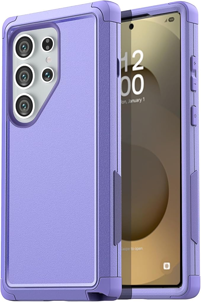 AICase for Samsung Galaxy S25 Ultra Case,3-Layer Heavy Duty Pocket-Friendly Rugged Durable Military Grade Protection Shockproof/Drop Proof/Dust Proof Protective Cover for Galaxy S25 Ultra 2025_4