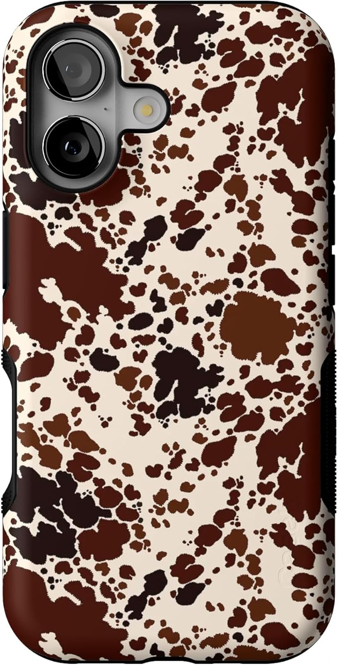 Casely iPhone 17 Case | Cowgirl Envy | Cow Print | Bold Protective Design | Compatible with MagSafe