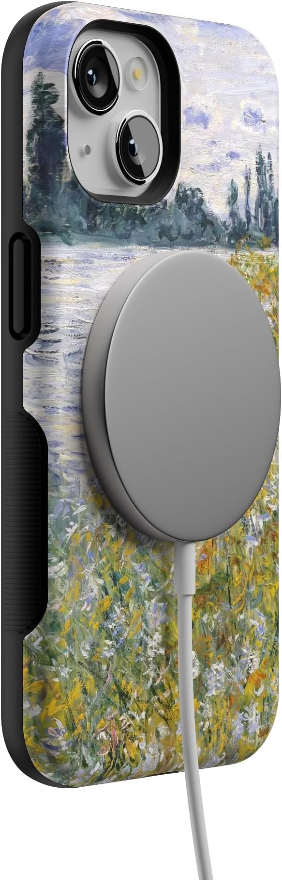 Casely iPhone 14 Case | Monets Summer Landscape | The Met Series | Compatible with MagSafe | Bold Protective Design