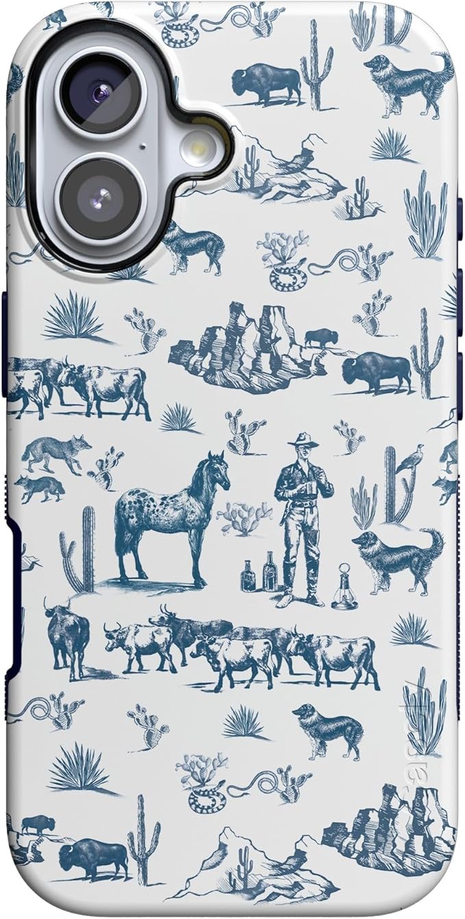 Casely iPhone 17 Case | Wild West Adventure | Desert | Compatible with MagSafe | Bold Protective Design