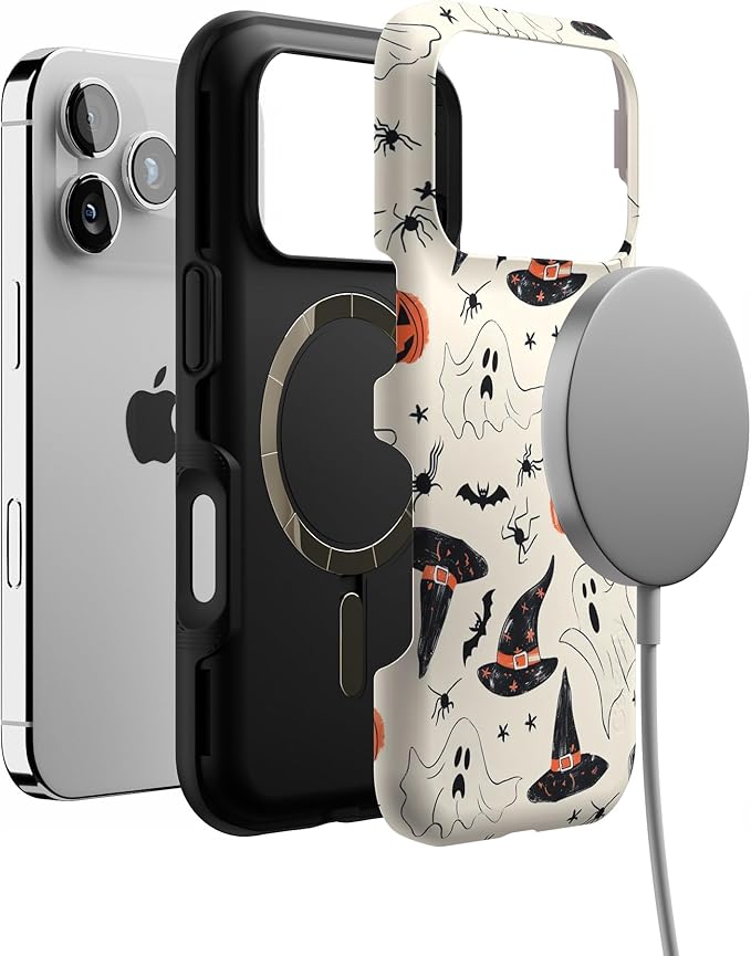 Casely iPhone 17 Pro Case | Feeling Witchy | Haunted Halloween | Bold Protective Design | Compatible with MagSafe