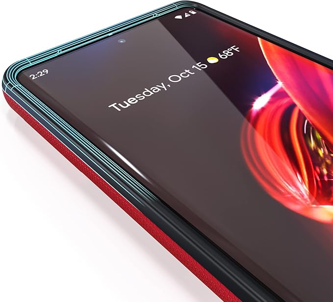 Crave Dual Guard for Google Pixel 7 Pro Case, Shockproof Protection Dual Layer Case for Google Pixel 7 Pro - Red