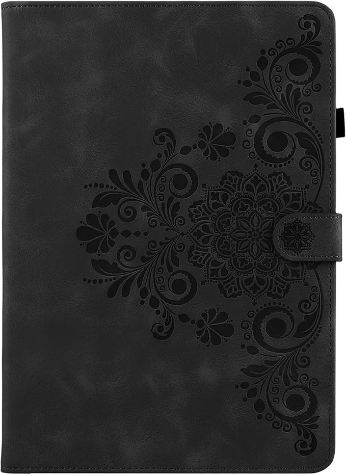 Mantala Funda para for Lenovo Tab M11 2024 11 Inch, Soft Touch Faux Leather with Card Slots and Kickstand, Water-Proof Precise Cutouts Tablet Case Compatible with Lenovo Tab M11 / Tab K11 Black
