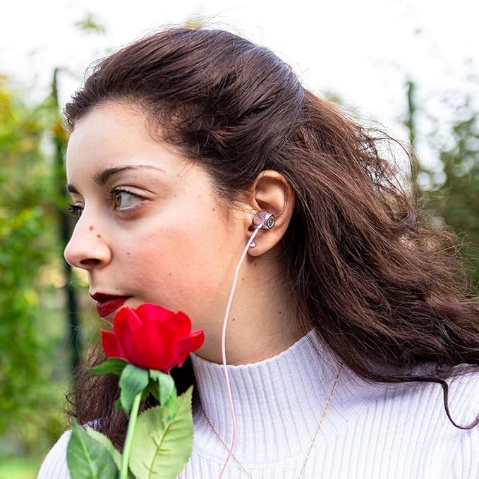 LUDOS Ultra USB C Headphones for iPhone 16 15 Pro Max Plus iPad Pro, 5 Years Warranty, Magnetic USB-C Earbuds for Samsung Galaxy S24 S23 Ultra S22 S21 FE S20 A55 A54 A53, USB Type C Earphones - Pink