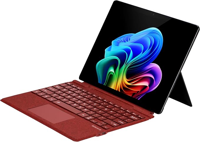 mobee Type Cover for Microsoft Surface Pro 13 inch, Compatible with Surface Pro 13"(11th Edition) / Pro 11 / Pro 10 / Pro 9 / Pro 8 / Pro X, Slim Keyboard with Trackpad Mouse, Backlit, & Pen Holder
