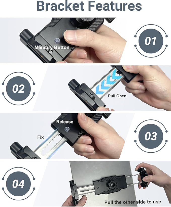 Metal Desk Tablet Mount, Fit for 6.1-15.6" Devices, Adjustable Phone Stand for Kitchen, Cabinet, Table, with 360° Foldable Rotation Aluminum Arm, Compatible with iPad Pro/Air/Mini, Galaxy Tab