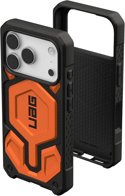 URBAN ARMOR GEAR UAG Designed for iPhone 17 Pro Case Monarch Pro - Compatible with MagSafe Military Grade Protective Cover, Orange