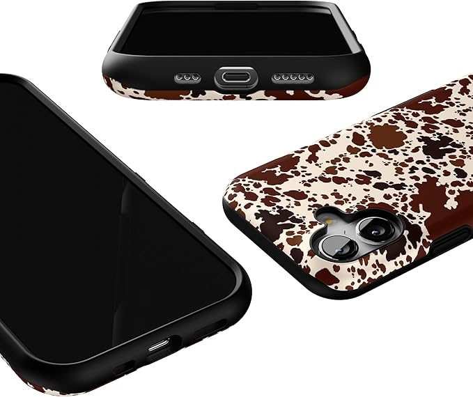 Casely iPhone 17 Case | Cowgirl Envy | Cow Print | Bold Protective Design | Compatible with MagSafe