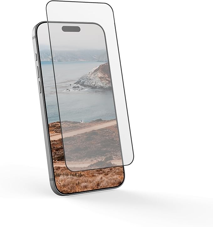 URBAN ARMOR GEAR UAG Designed for iPhone 17 Pro Max Screen Protector 6.9" Glass Shield - Anti-fingerprint HD Clarity Shatter Proof Tempered Glass,Clear