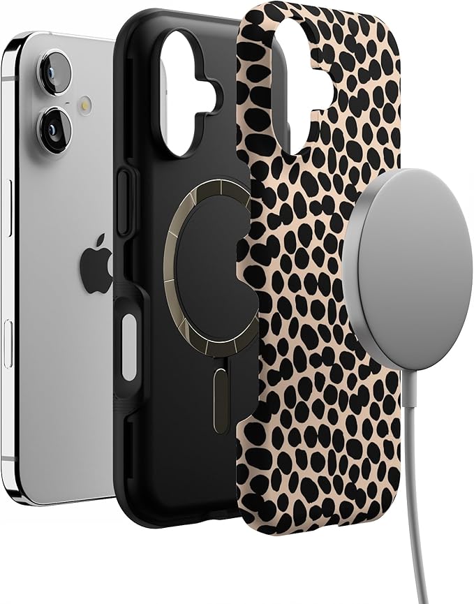 Casely iPhone 17 Case | Lost in Spots | Cheetah Print | Bold Protective Design | Compatible with MagSafe