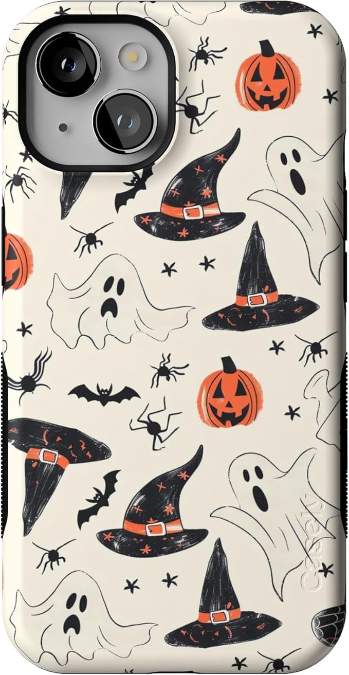 Casely iPhone 14 Case | Feeling Witchy | Haunted Halloween | Compatible with MagSafe | Bold Protective Design