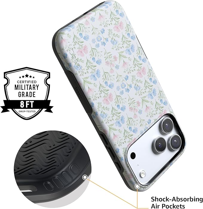 Casely iPhone 17 Pro Case | Pastel Garden | Sunday Best | Compatible with MagSafe | Bold Protective Design