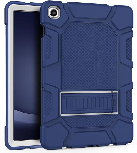 Rantice Case for Samsung Galaxy Tab A9+ 11”, Heavy Duty Shockproof Rugged Protective Case with Kickstand for Samsung Galaxy Tab A9+ / A9 Plus 11” 2023 (SM-X210/X216/X218), NavyBlue+Grey