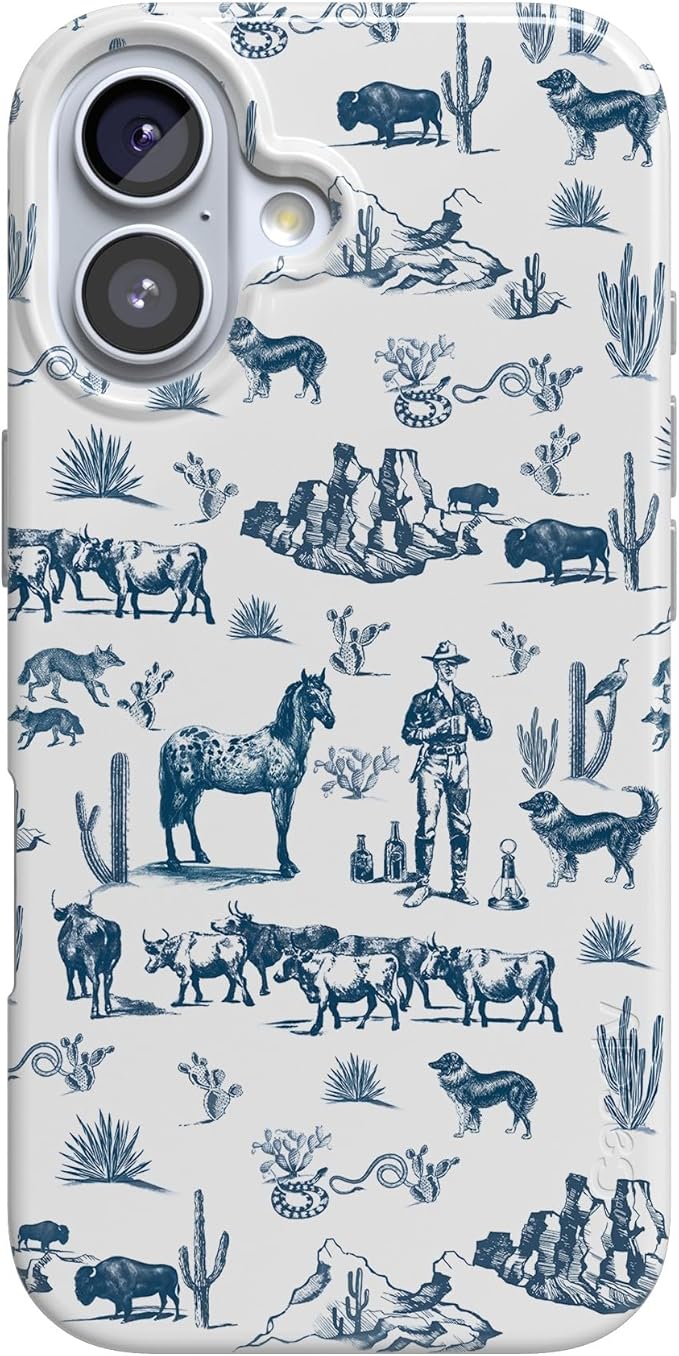 Casely iPhone 17 Case | Wild West Adventure | Desert | Compatible with MagSafe | Classic Ultra Slim Design