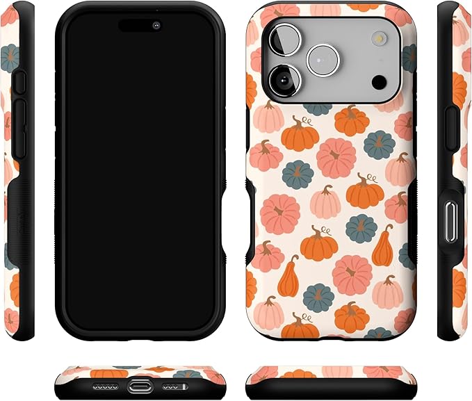 Casely iPhone 17 Pro Case | Oh My Gourd | Pumpkin Patch | Bold Protective Design | Compatible with MagSafe