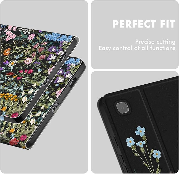 Case for Samsung Galaxy Tab S6 Lite 10.4 Inch 2024/2022/2020 with S Pen Holder, Multi-Angle Viewing Soft TPU Back Cover with Pocket Auto Wake/Sleep.