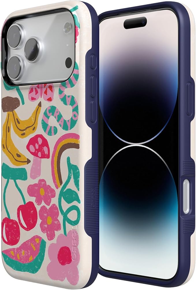 Casely iPhone 17 Pro Case | Doodle Bug | Crayola Crayon | Compatible with MagSafe | Bold Protective Design