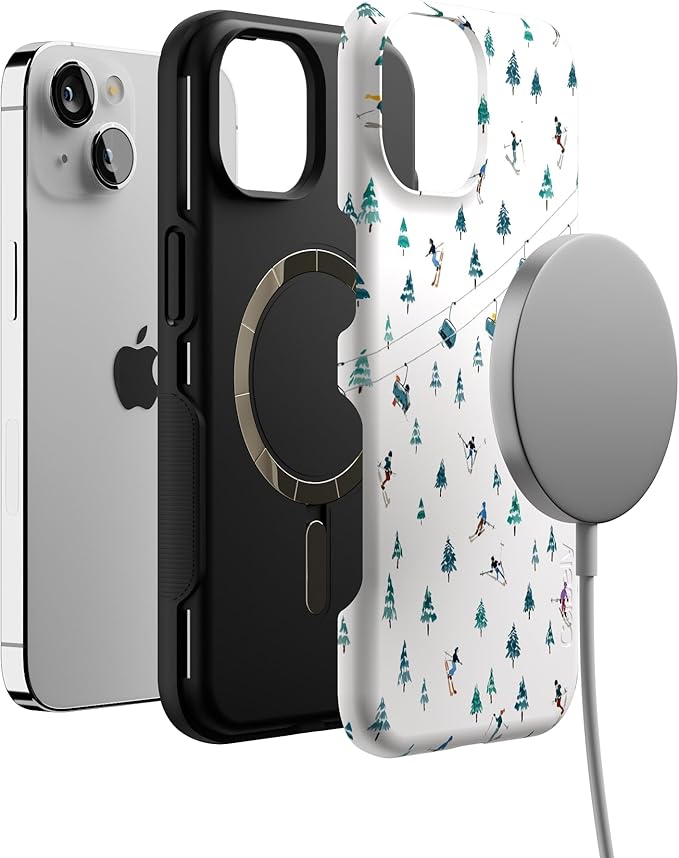Casely iPhone 14 Case | We've Peaked | Après Ski Mountains | Compatible with MagSafe | Bold Protective Design