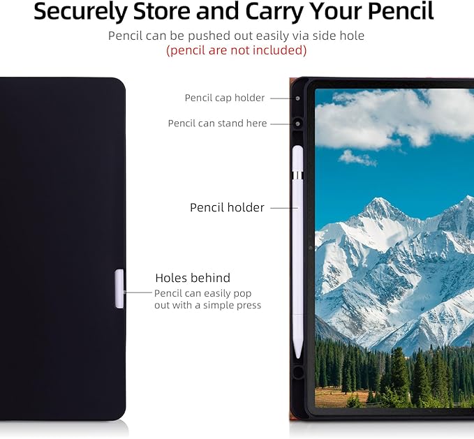 Case for Samsung Galaxy Tab S10 Lite/S10 FE/S9 FE 10.9 Inch/S9 11 Inch - Multi-Angle Stand Cover with Pocket, PU Leather Folio Case with Magnetic Clasp, Auto Wake/Sleep Smart Tablet Cover, Green