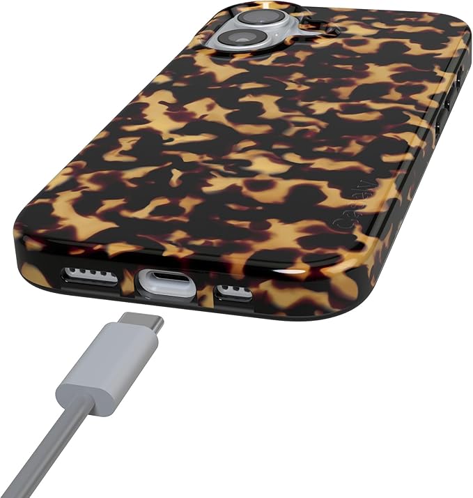 Casely iPhone 17 Case | Shell Shocked | Tortoise Print | Compatible with MagSafe | Classic Ultra Slim Design
