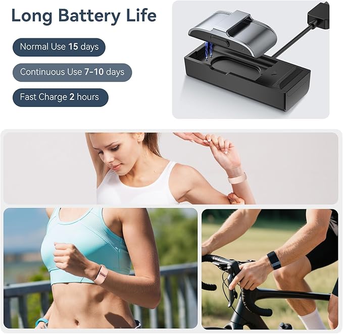 Smart Wristband Men's Fitness trackers Fitness Bands Activity Tracker Sleep Tracker Watch Fitness Wristband Blood Pressure Smart Bracelet (Pink-01)