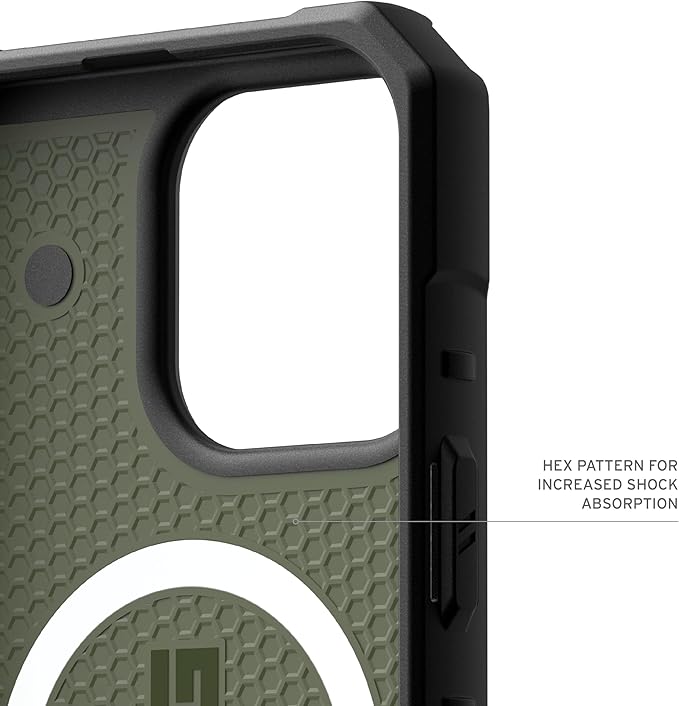 URBAN ARMOR GEAR UAG Designed for iPhone 16 Pro Max Case 6.9" Pathfinder - Compatible with MagSafe Charging Rugged Shockproof Anti-Slip Military Grade Protective Cover, Olive Drab