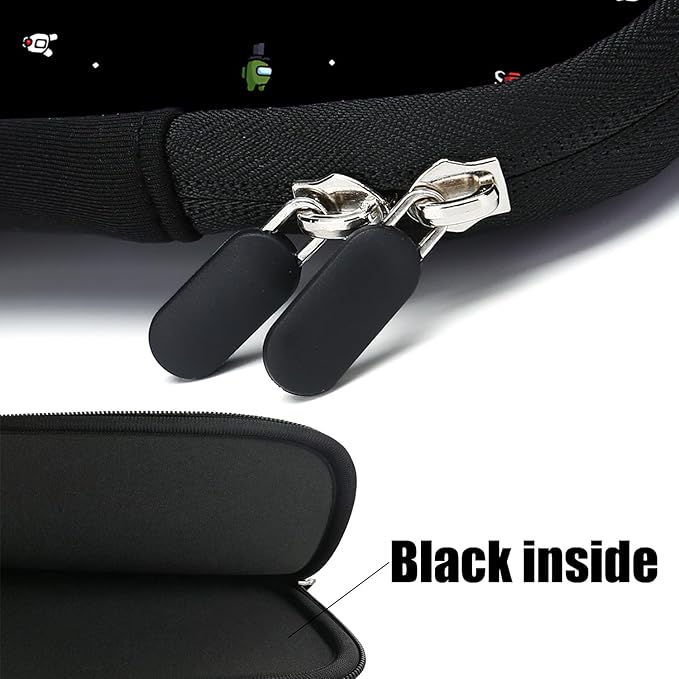 Laptop Sleeve Case 11.6"" 12.1 Inch Neoprene Laptop Sleeve/Notebook Computer Pocket Case/Chromebook Case/Tablet Briefcase Carrying Bag Compatible for Men， Women ，boys， girls (CSJQR-1)