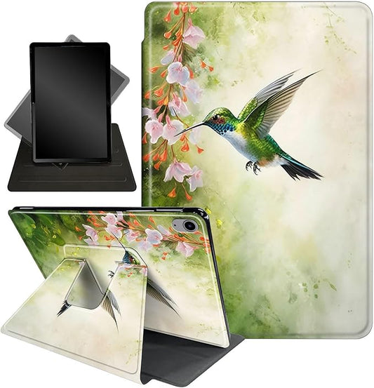 Case for Lenovo Tab P11 Plus Case 2021 (TB-J616F / J616X), 360 Degree Rotating Folding Stand,with Auto Sleep/Wake Case for Lenovo Tab P11 11” 2020 (TB-J606F TB-J606X),Hummingbirds Gather Honey