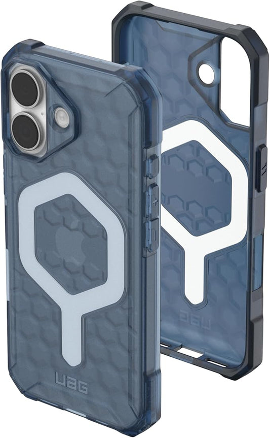 URBAN ARMOR GEAR UAG Designed for iPhone 17 Case Essential Armor - Compatible with MagSafe Translucent Military Grade Protective Cover, Cloud Blue