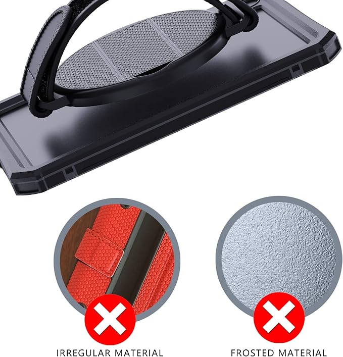 Tablet Stand with Hand Strap - Universal Tablet Hand Strap Holder & Loop Fastening Handle Grip with Velcro Adjustable Length for iPad Pro 9-11 Inch iPad Mini 6/7 Samsung Tablets