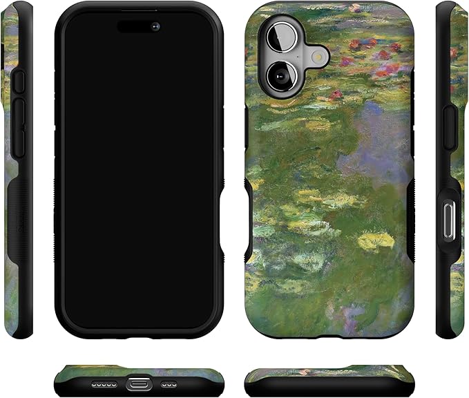 Casely iPhone 17 Case | Monet's Water Lilies | The Met Museum | Bold Protective Design | Compatible with MagSafe
