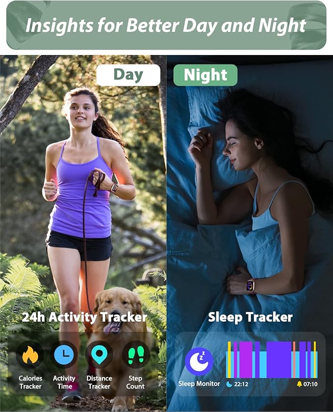 Smart Watch for Men Women(Call Receive/Dial), Alexa Built-in, 1.7" Touch Screen Fitness Tracker with Heart Rate Sleep Tracking, 60 Sports Modes, 5ATM Waterproof Smartwatch for Android iPhone