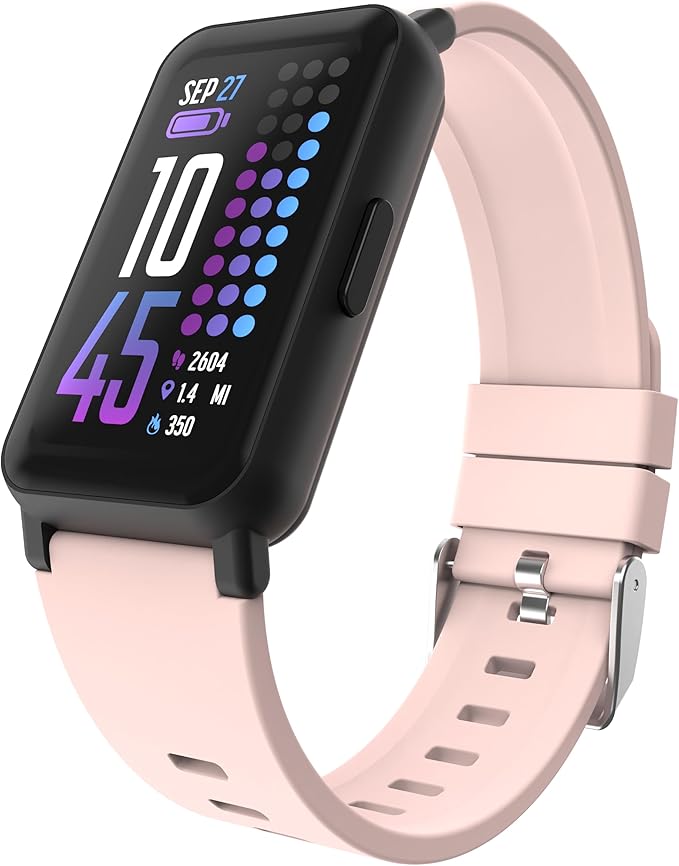 iTouch Smart Watch Fitness Tracker - 1.47" Touch Screen, IP68 Water Resistant, Heart Rate Monitor, Activity Tracker, GPS, 96 Sports Modes, 100+ Watch Faces, Pedometer, Android & iOS