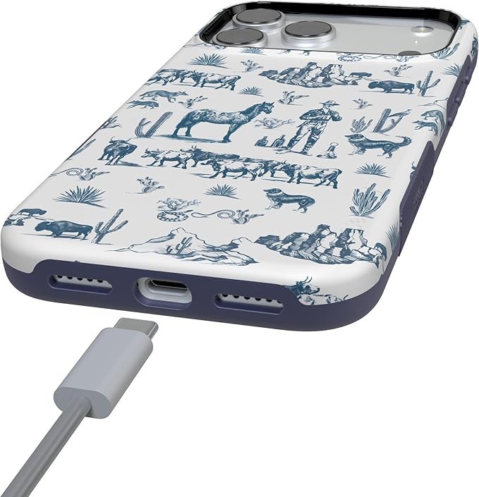 Casely iPhone 17 Pro Case | Wild West Adventure | Desert | Compatible with MagSafe | Bold Protective Design