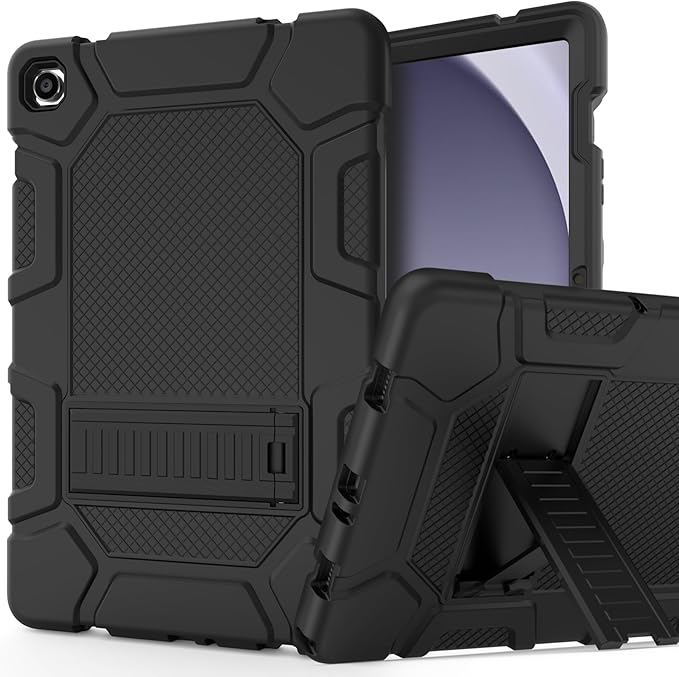 Rantice Case for Samsung Galaxy Tab A9+/A9 Plus 11", Heavy Duty Shockproof Rugged Protective Case with Kickstand for Galaxy Tab A9+/A9 Plus 11 Inch (SM-X210/X216/X218), Black