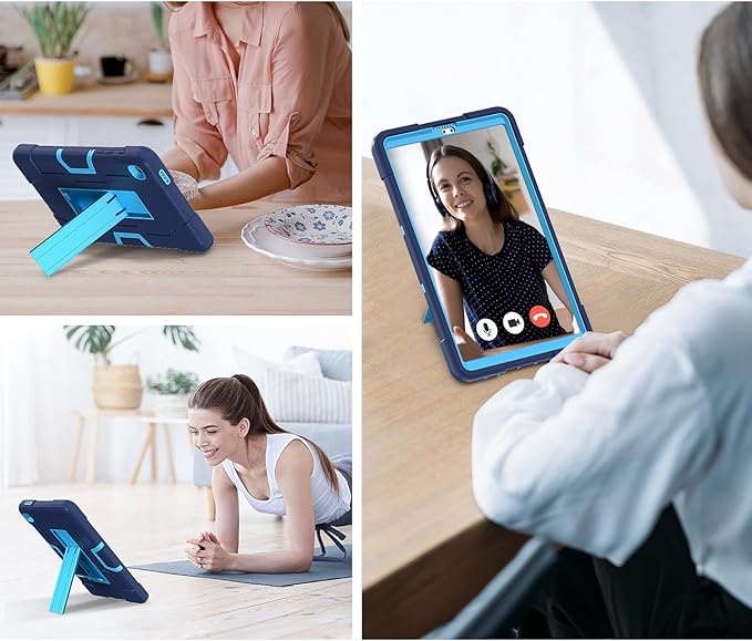 Tablet Case for Samsung Galaxy Tab A7 Lite Case 2021, Tab A7 Lite 8.7 Inch Case 3 in 1 Heavy Duty Rugged Shockproof Kickstand Protective Cover for Samsung Galaxy Tab A7 Lite 8.7 SM-T220/T225