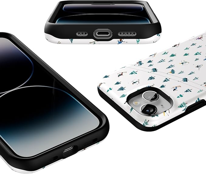 Casely iPhone 14 Case | We've Peaked | Après Ski Mountains | Compatible with MagSafe | Bold Protective Design