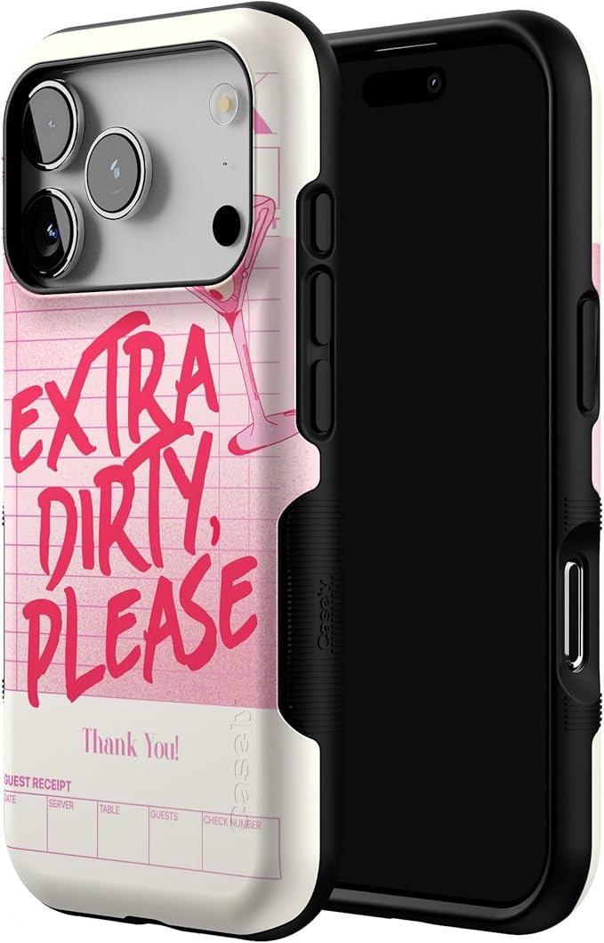 Casely iPhone 17 Pro Case | Extra Dirty Please | Fun on Weekdays | Bold Protective Design | Compatible with MagSafe