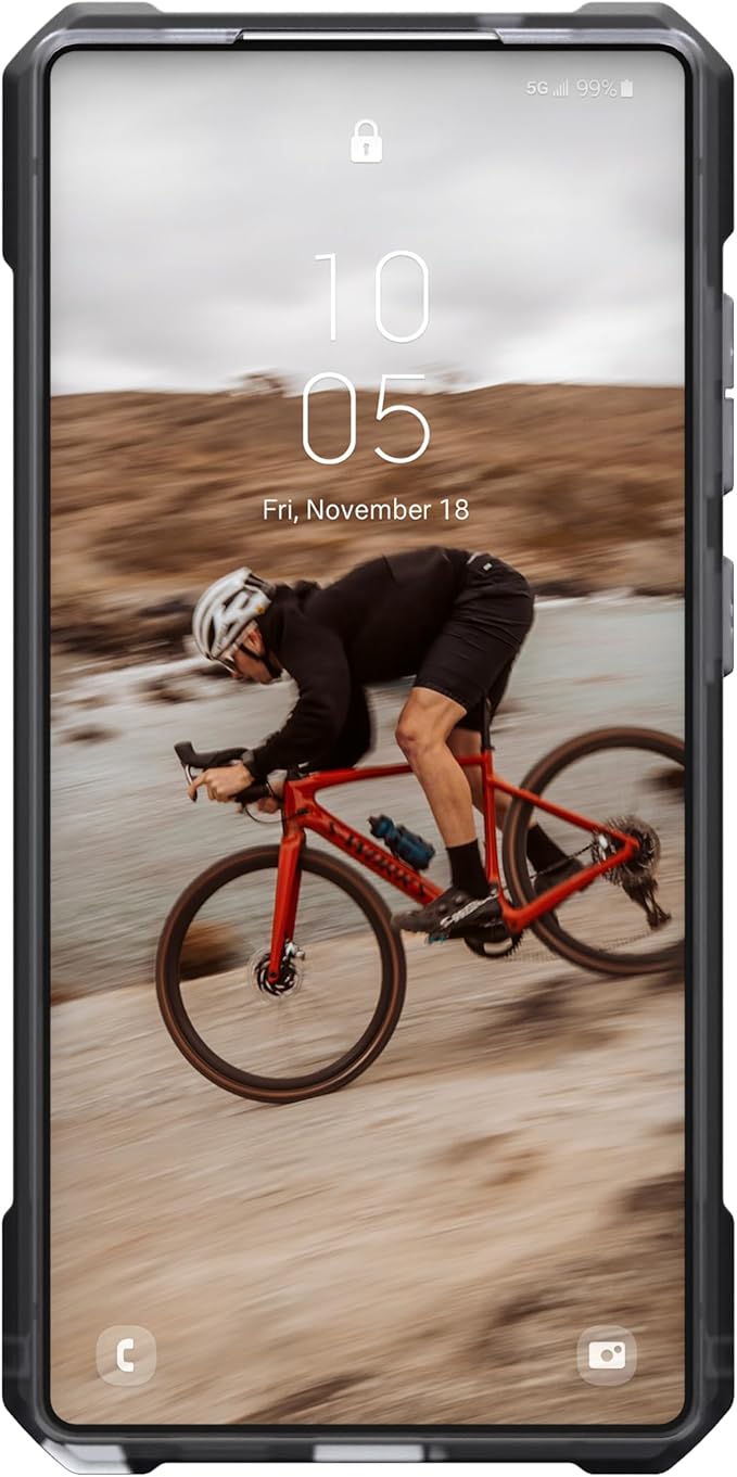 URBAN ARMOR GEAR UAG Designed for Samsung Galaxy S25 Ultra Case 6.9" Essential Armor - Compatible with Magnetic Charging Rugged Military Drop Tested Anti-Slip Protective Cover, Ash