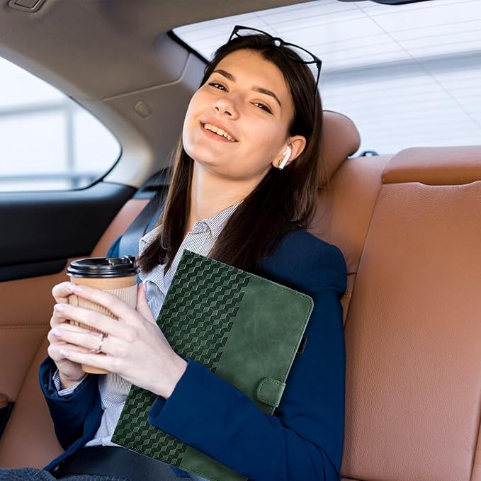 Case for Tab M11 11 Inch Cover (Model:TB330FU) Magnetic PU Leather Folio Adjustable Stand Case Foldable Card Holder Multi-Angle Tab M11,Retro Green