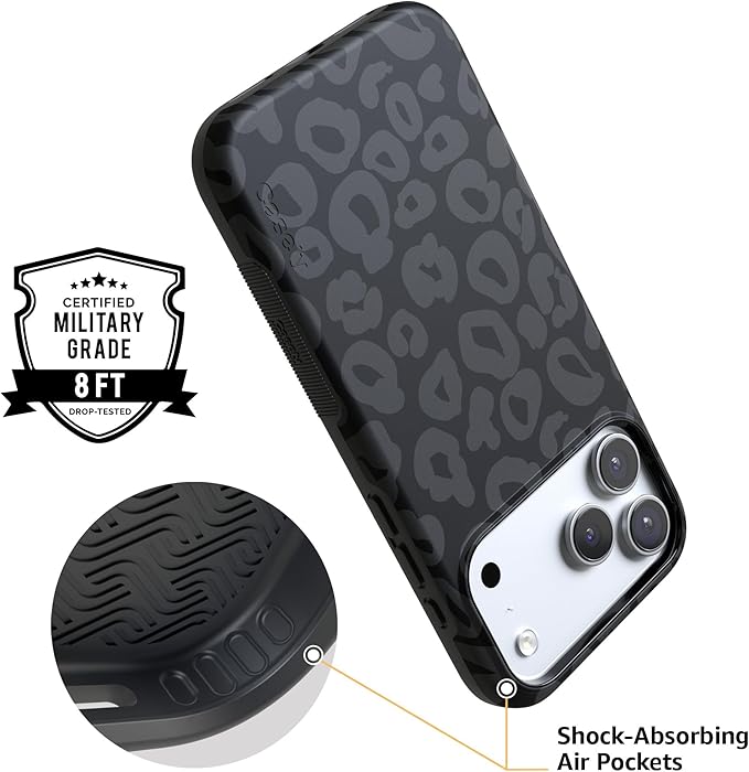 Casely iPhone 17 Pro Case | Into The Wild | Black Leopard | Compatible with MagSafe | Bold Protective Design