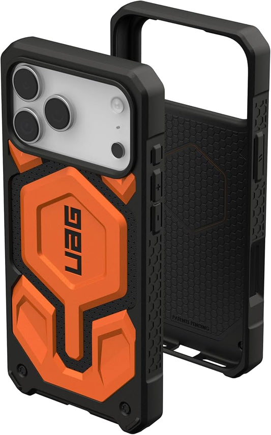 URBAN ARMOR GEAR UAG Designed for iPhone 17 Pro Max Case Monarch Pro - Compatible with MagSafe Military Grade Protective Cover, Orange