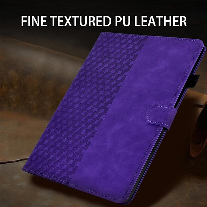 Case for Samsung Galaxy Tab S6 Lite 2024/2022/2020 10.4 inch Case SM-P620/P625/P610/P613/P615/P619 PU Leather Folio Magnetic Cover Card Holder with Pen Holder,Purple