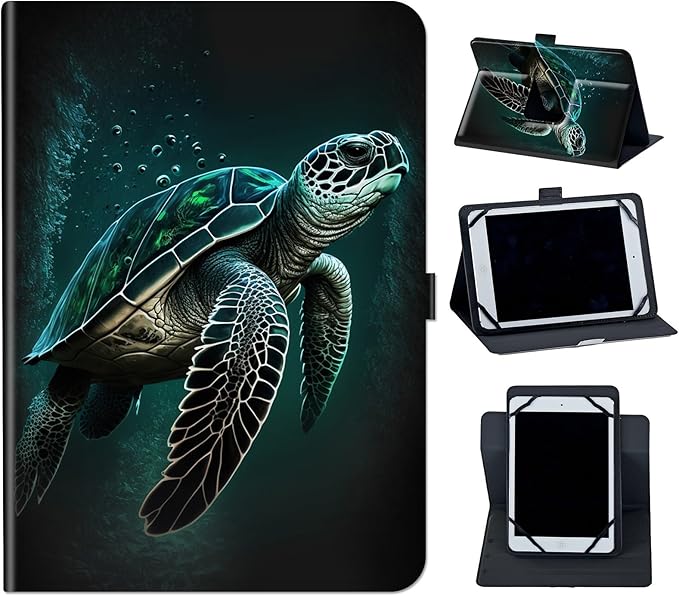 Case for Lenovo Tab P11 Pro Gen 2 11.2" 2022,Mxfdegf 360 Degree Rotating Stand and Magnetic Closure Case for 11.2 inch Lenovo Tab P11 Pro 2nd Generation,Cute Green Sea Turtles