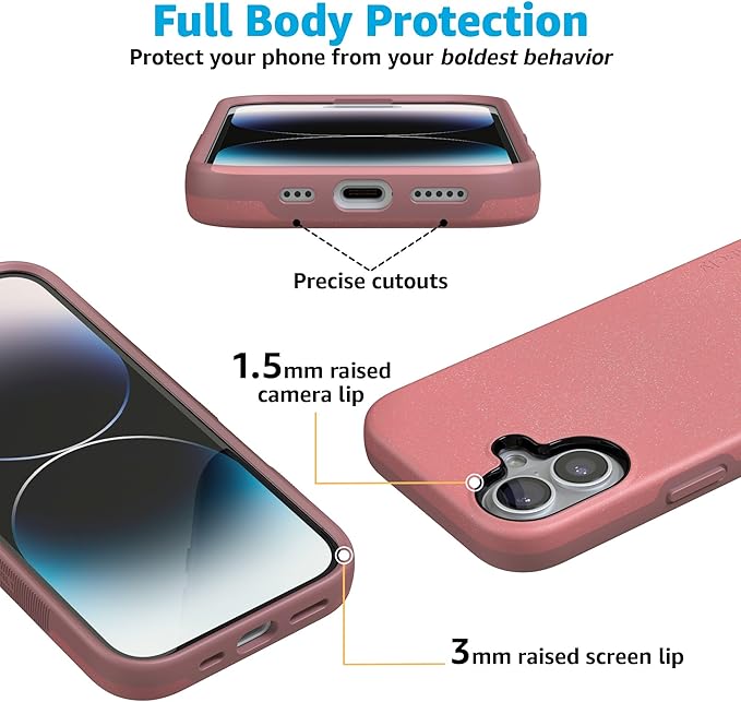 Casely iPhone 17 Case | Starfish Wishes | Coral Pink Shimmer | Compatible with MagSafe | Bold Protective Design